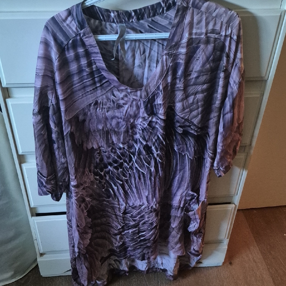 Melissa McCarthy Seven7 Purple Tunic